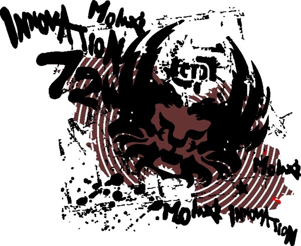 歐美花紋7841矢量CDR