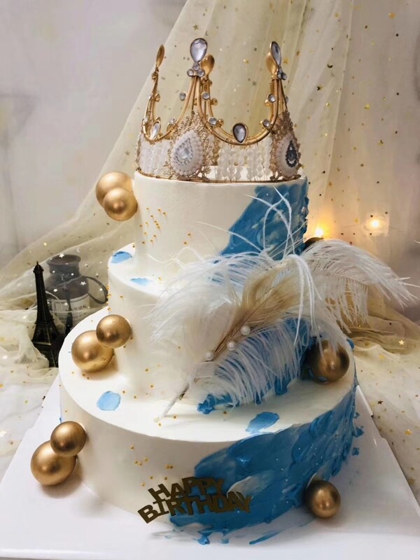 king蓝蛋糕