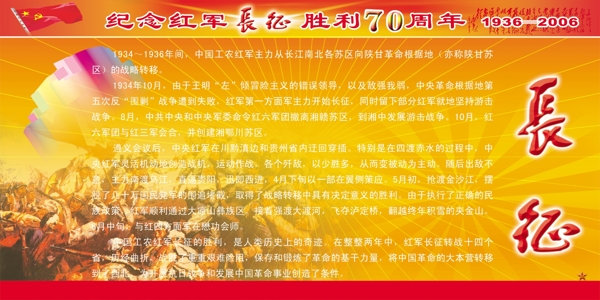 纪念红军长征胜利70周年