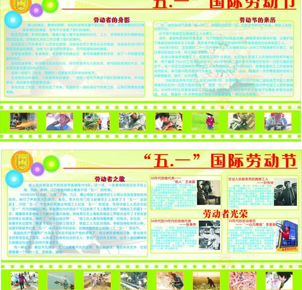 勞動(dòng)節(jié)知識(shí)展板圖片