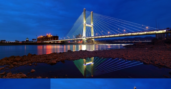 银滩黄河大桥图片