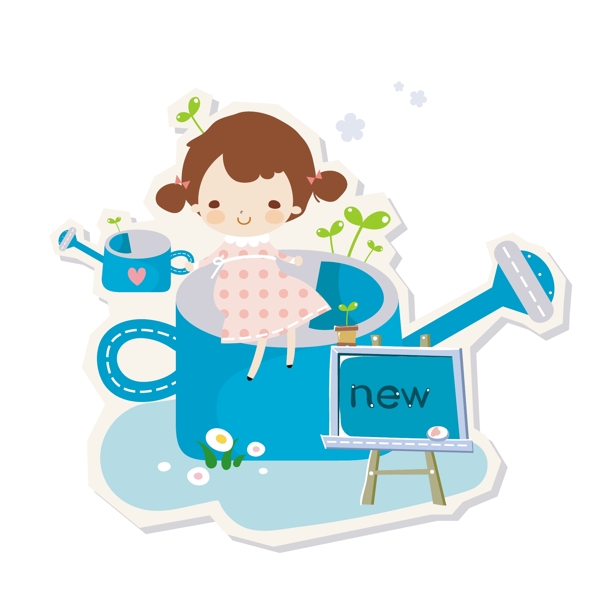 最新韓國矢量卡通素材314