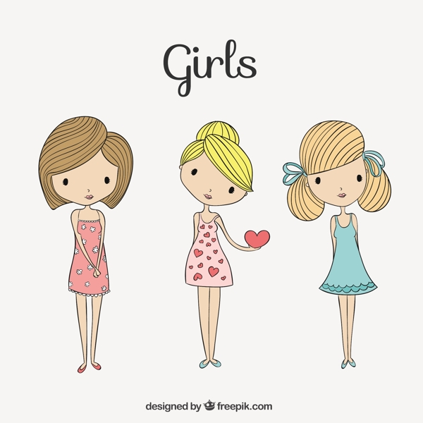 可愛的女孩