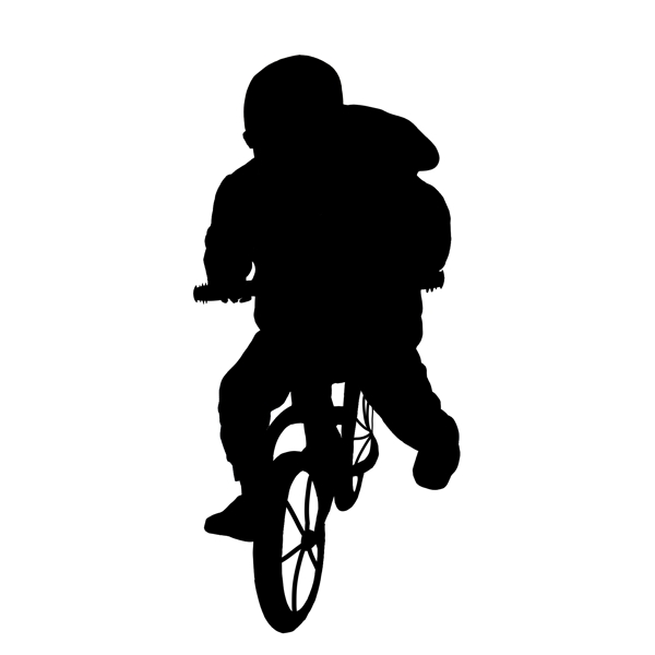 小男孩骑滑行车自行车平衡车黑色活力运动元