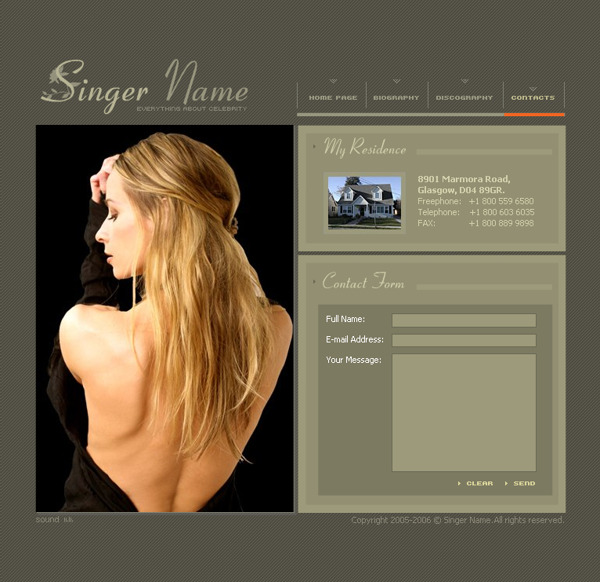 女性网站设计flash图片