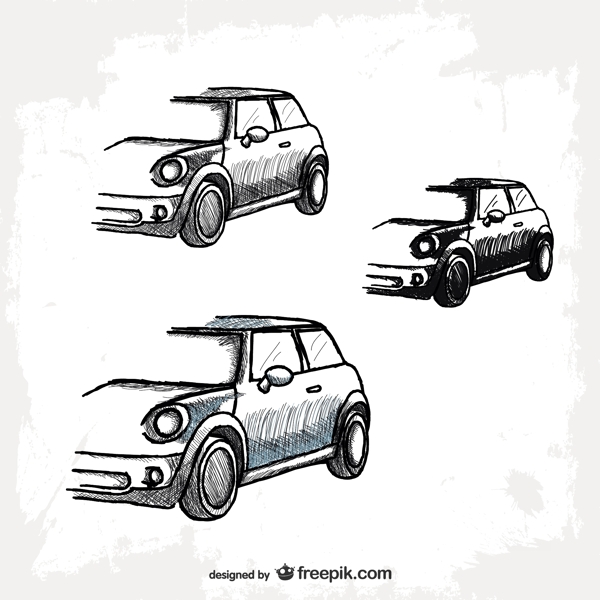 勾勒復(fù)古車