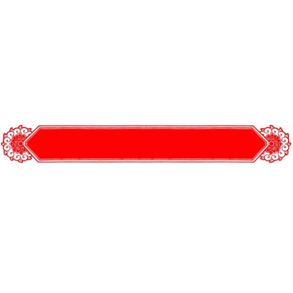红色中国风边框古典优美可商用元素