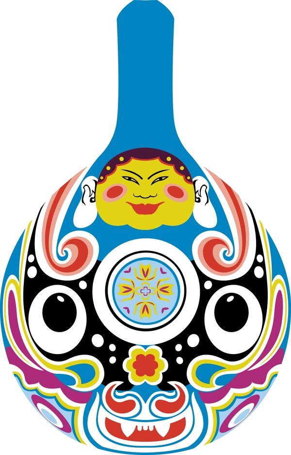 印花矢量圖色彩五顏六色花紋民族免費(fèi)素材