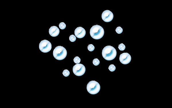 水珠水滴插畫(huà)元素