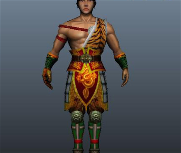 部落民族游戏模型