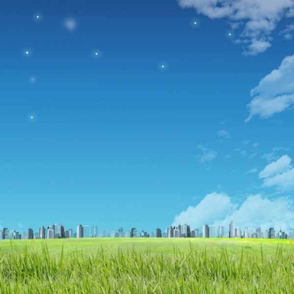 城市夜空背景