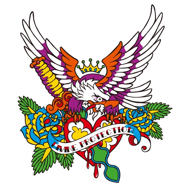 印花矢量圖靚仔裝時(shí)尚休閑女裝T恤圖案紋身圖案免費(fèi)素材