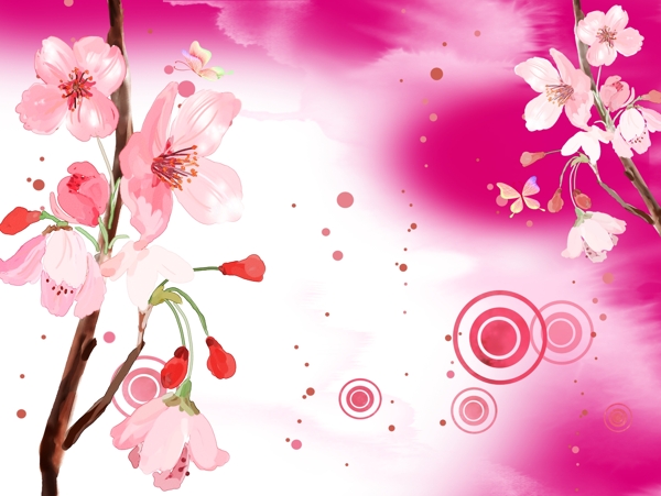 手繪花