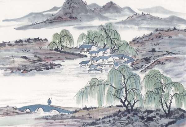 水墨山水畫(huà)圖片