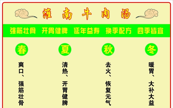 淮南牛肉湯廣告