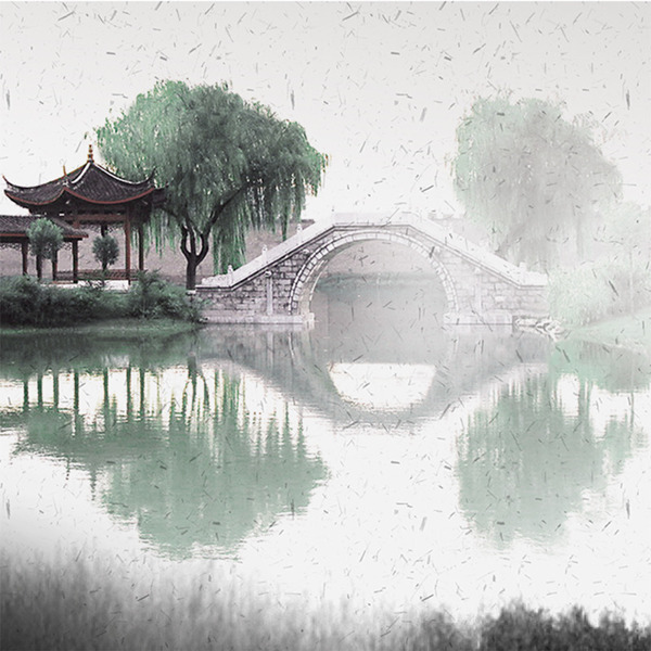 水墨畫場景