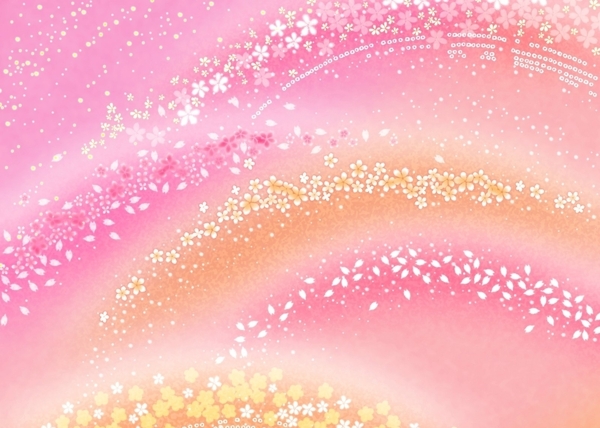 粉色用碎花组成的弧形条纹背景