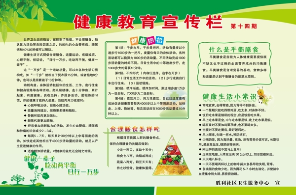 健康教育宣傳欄