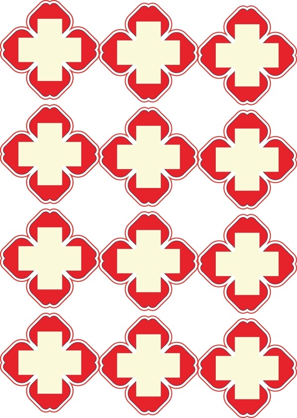 医院logo十字架商标