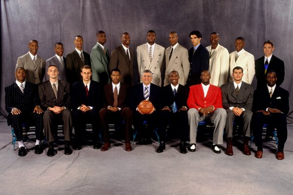 NBA1996年选秀合影图片