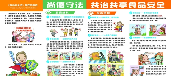 食品安全法宣传栏