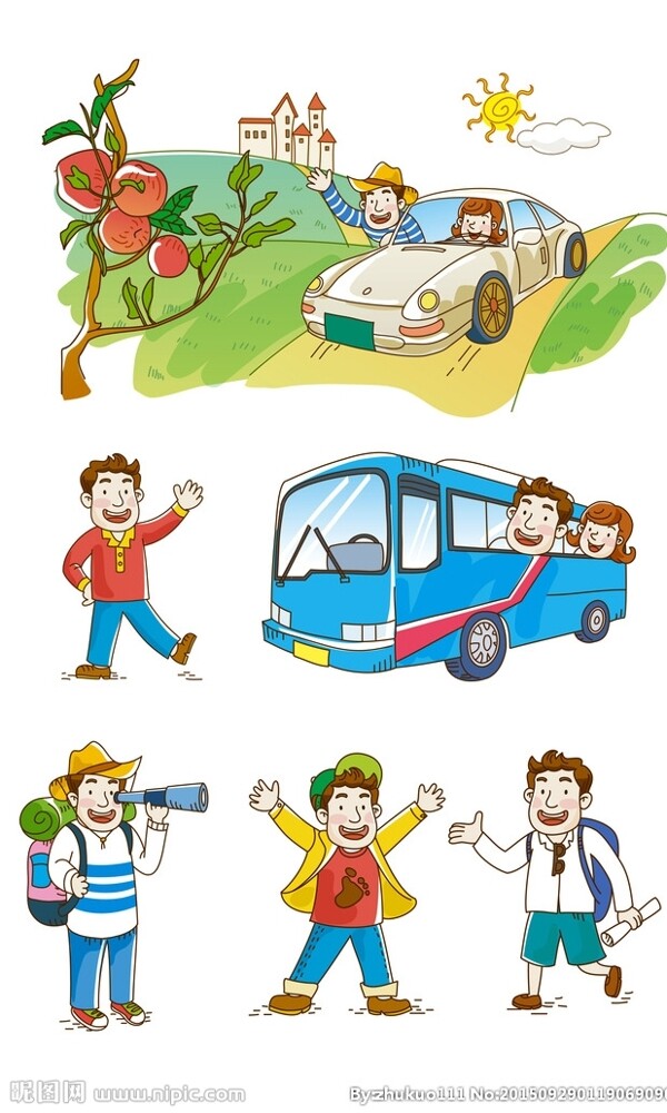 旅游插图