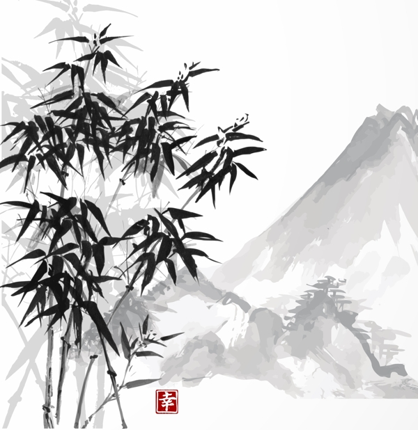 竹子背景