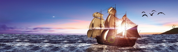 企业文化帆船