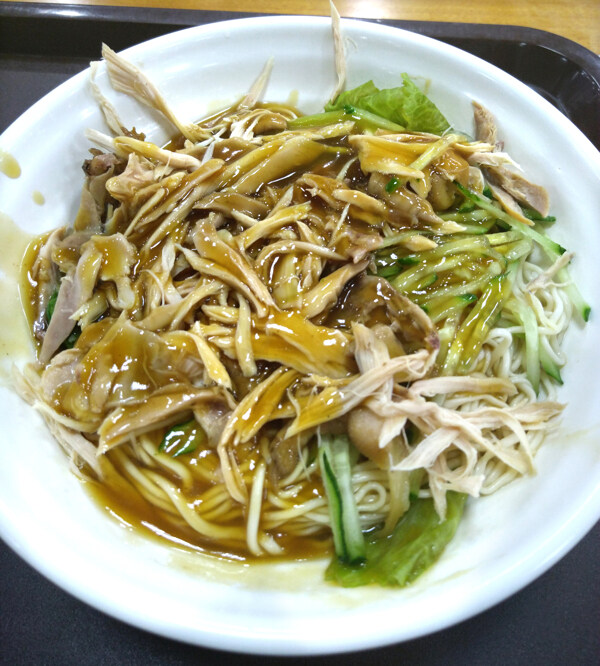 手撕雞拌面