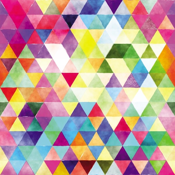 各种颜色三角形素材下载EPS