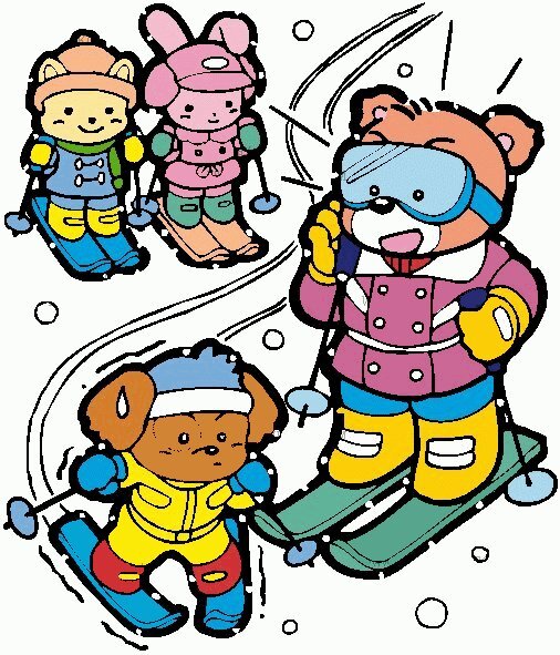 位圖卡通動物熊可愛卡通色彩免費素材