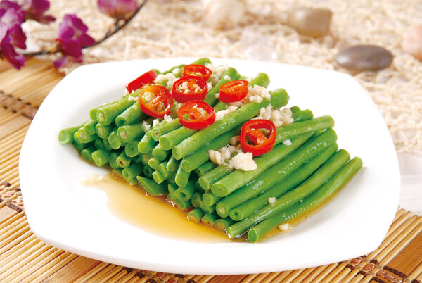 蒜泥豆角圖片