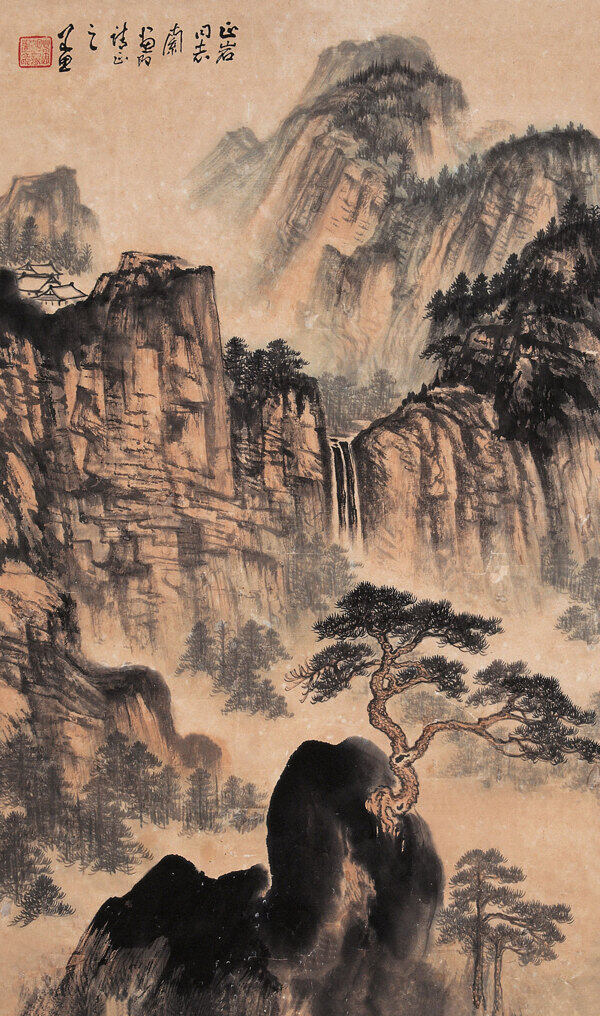 山水丹青雜煙云紫翠浮