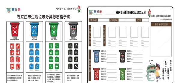 垃圾分类责任牌图片