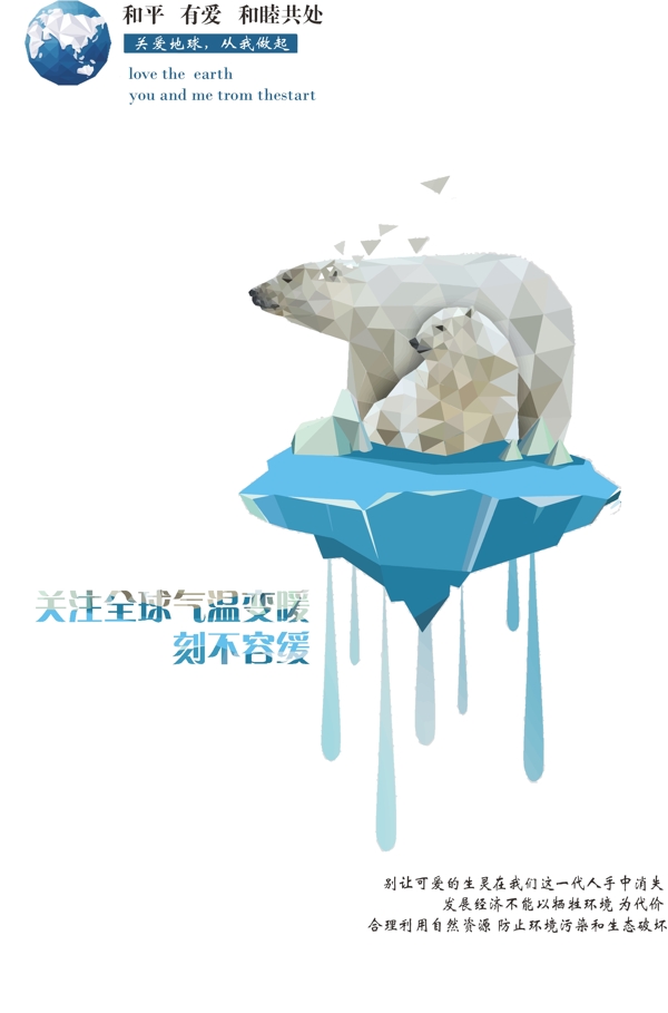 全球高溫公益海報(bào)