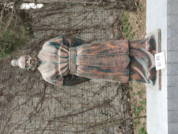 刘邦人物雕塑