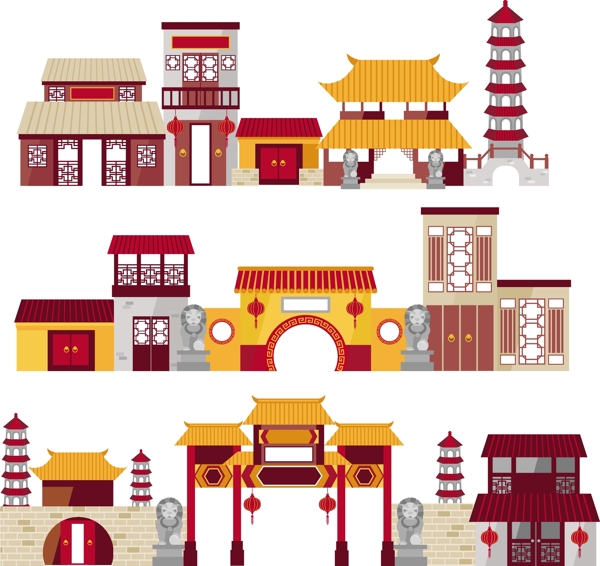 中國(guó)古典建筑圖