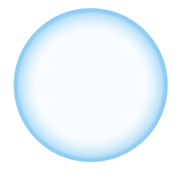 透明的圆形圆圈