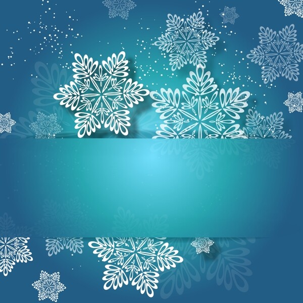 2014圣誕節(jié)雪花背景圖形04