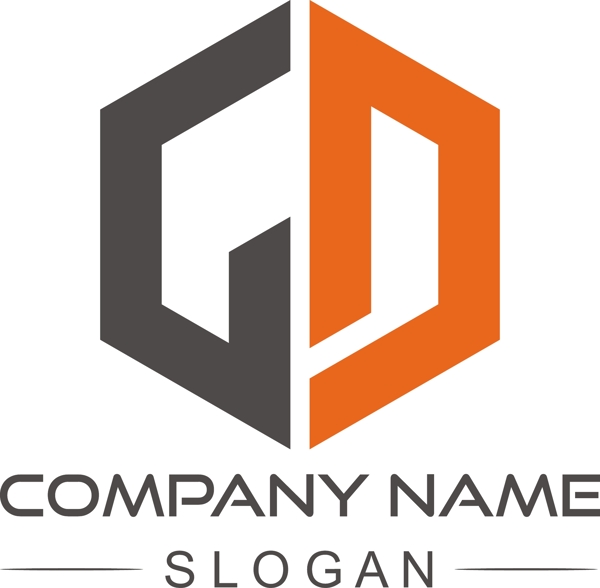 工业科技互联网简约logo标识