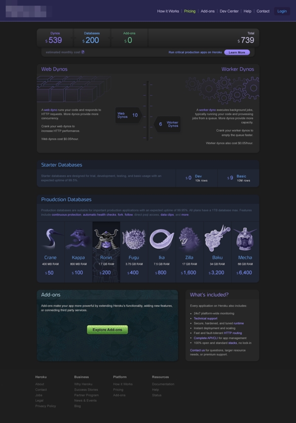 黑色企业网站界面设计模板