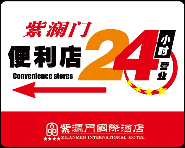便利店標示燈箱