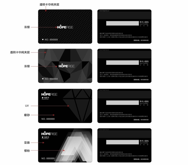黑色质感个人名片设计