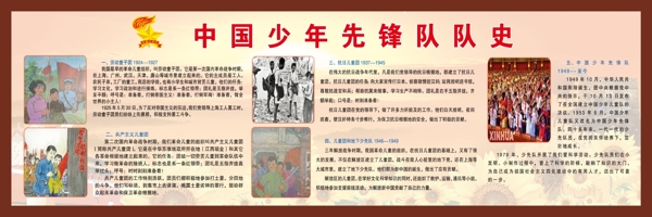 少先隊(duì)展板