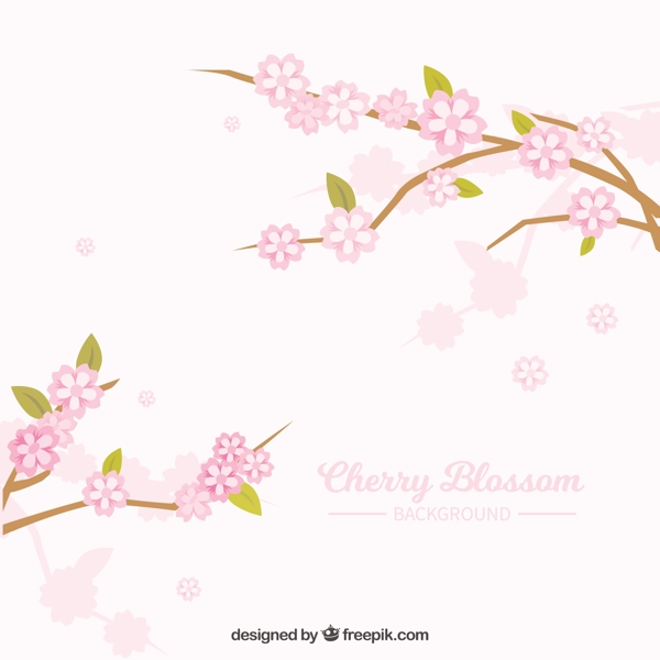 花枝的背景