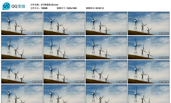 风力发电车高清实拍视频素材