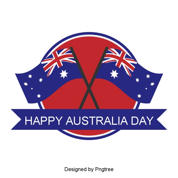 澳大利亚国旗国旗旗帜地图蓝色红色星星字体设计