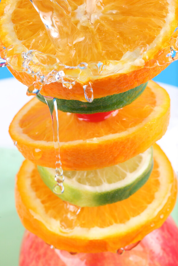 橙子柠檬西柚苹果图片