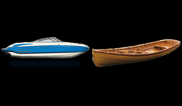 小木船游艇图片免抠png透明图层素材