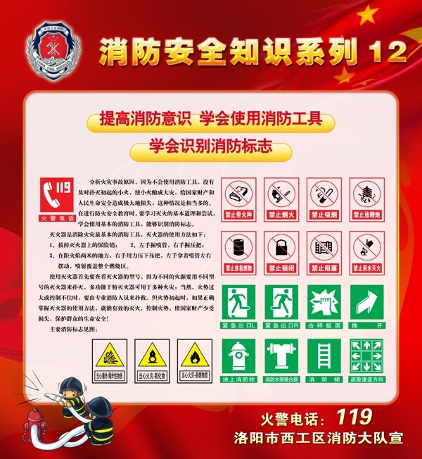 消防安全知識系列圖片
